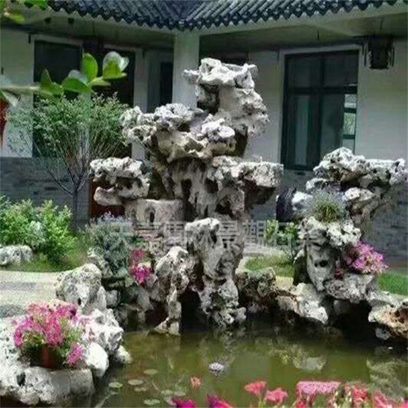 上海小庭院水景鱼池设计方案
